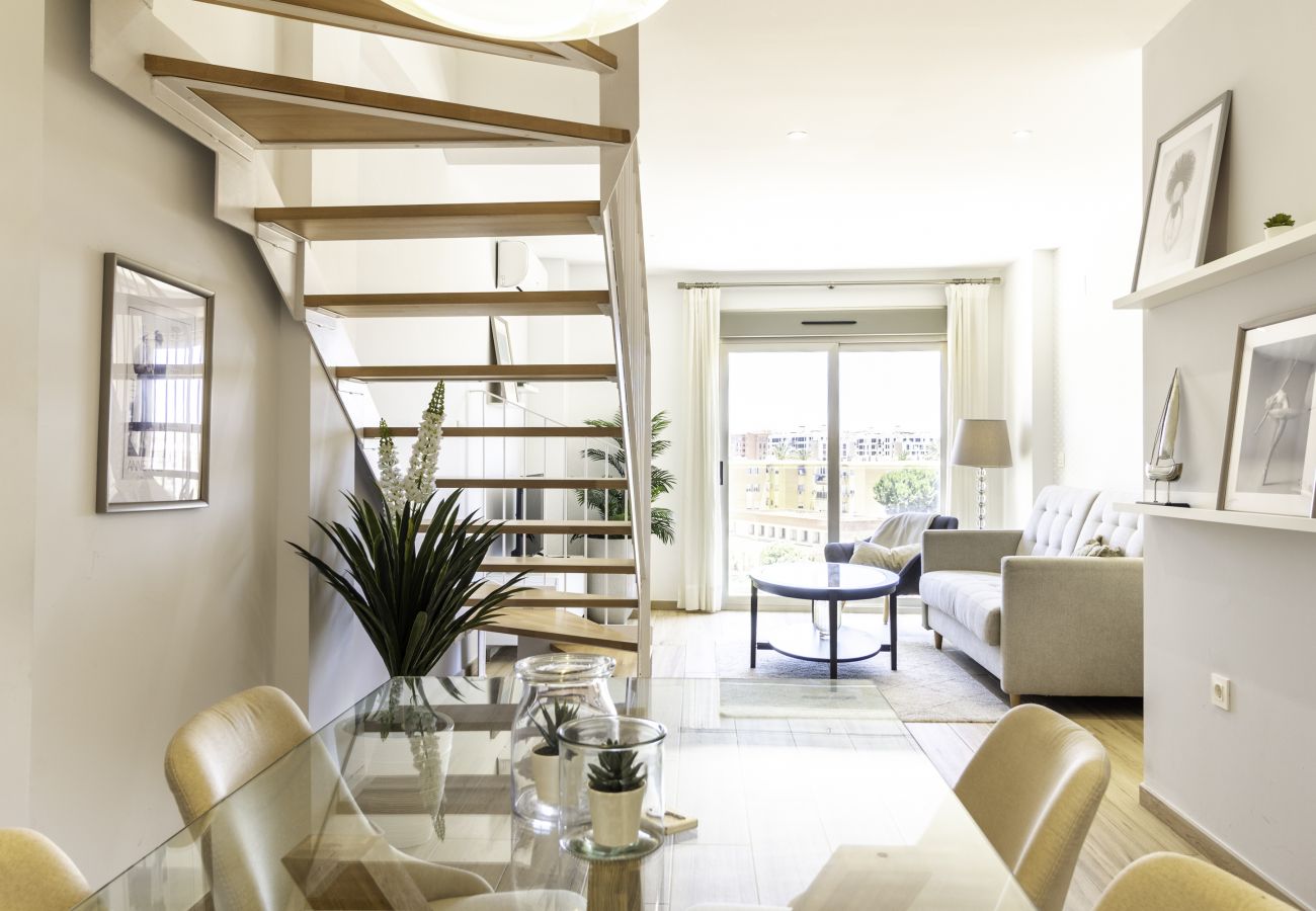 Apartamento en Málaga - WintoWinRentals - Atico luxury con vistas al mar.