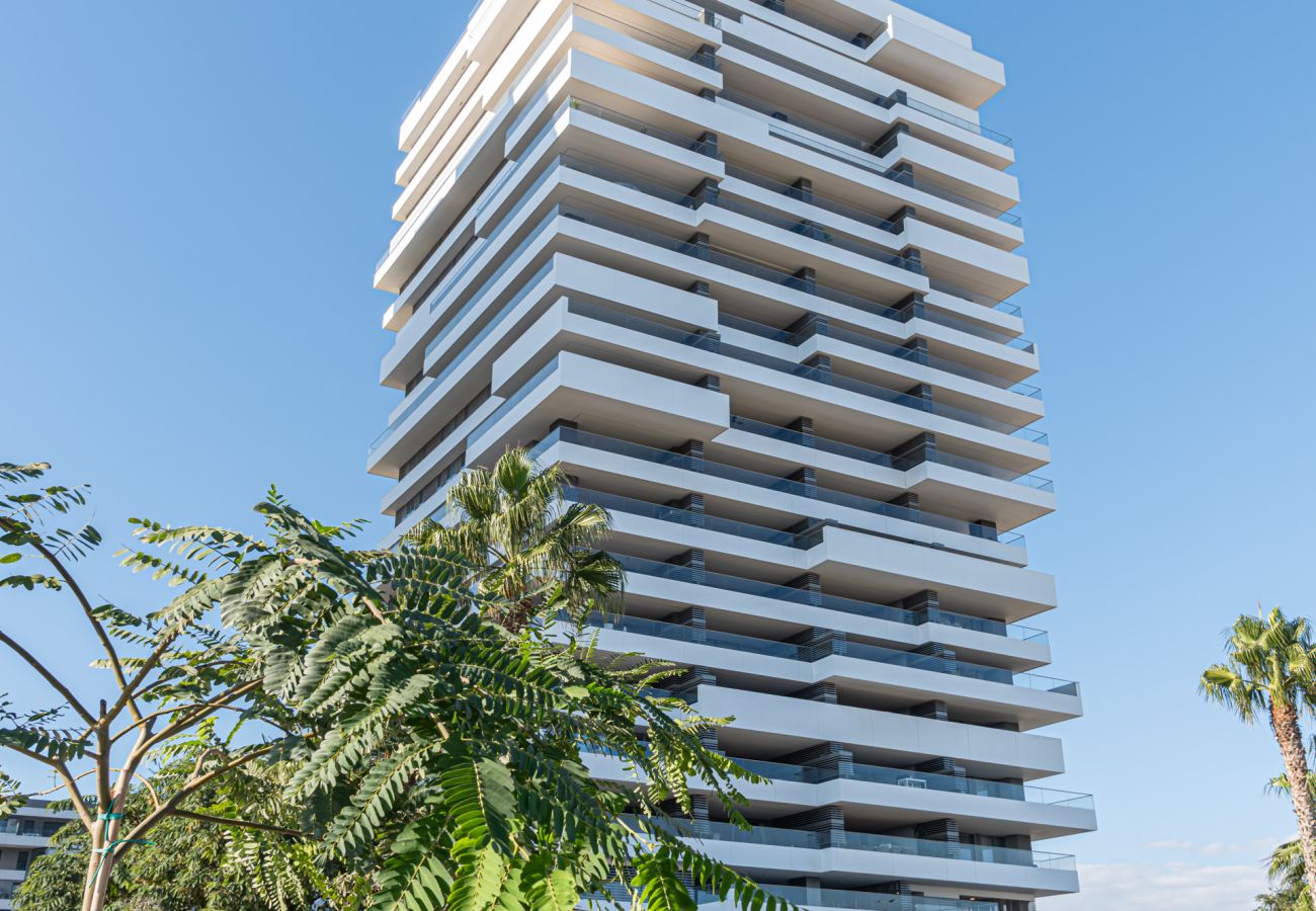 Ferienwohnung in Málaga - LUXUS-APARTMENT IM MALAGA TOWER 8ºA