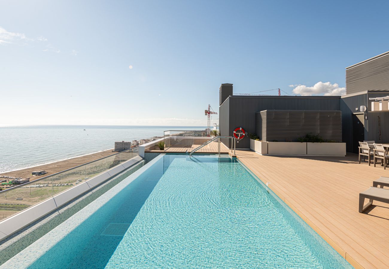 Ferienwohnung in Málaga - LUXUS-APARTMENT IM MALAGA TOWER 8ºA