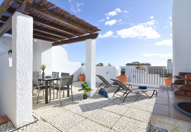  in Rincón de la Victoria - WintowinRentals Stadthaus, Solarium & Pool.