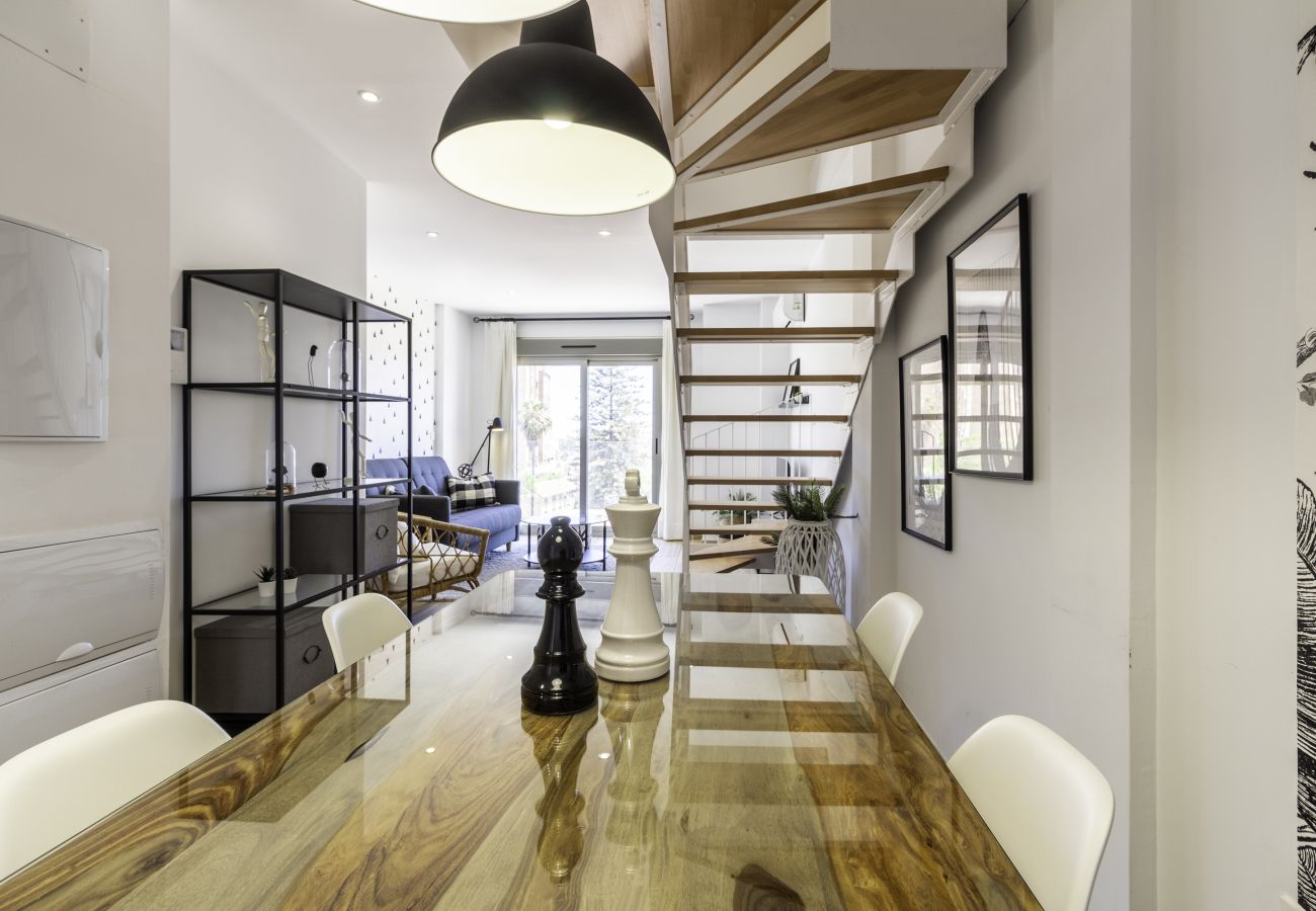 Ferienwohnung in Málaga - WintoWinRentals - Super Aussicht mit Terrasse neben dem Strand.