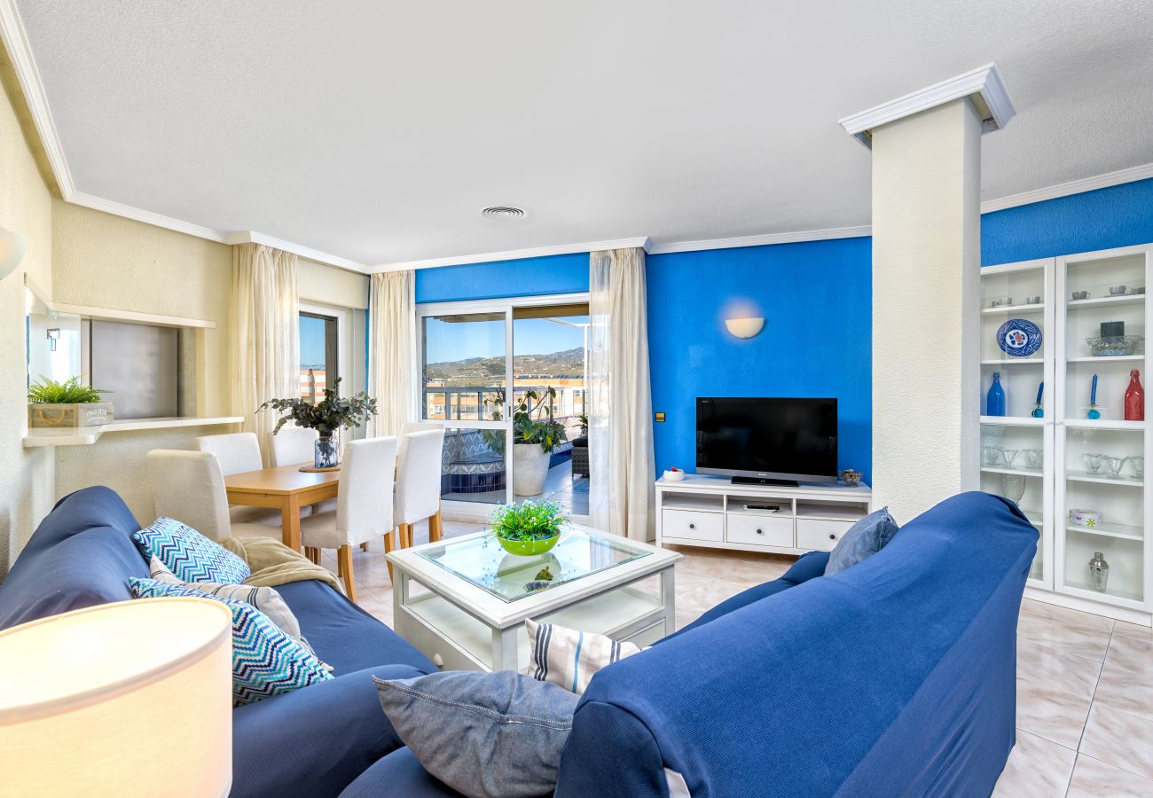 Apartment in Torrox Costa - WintowinRentals Spectacular Views, Penthouse, 1st Line Beach in Torrox