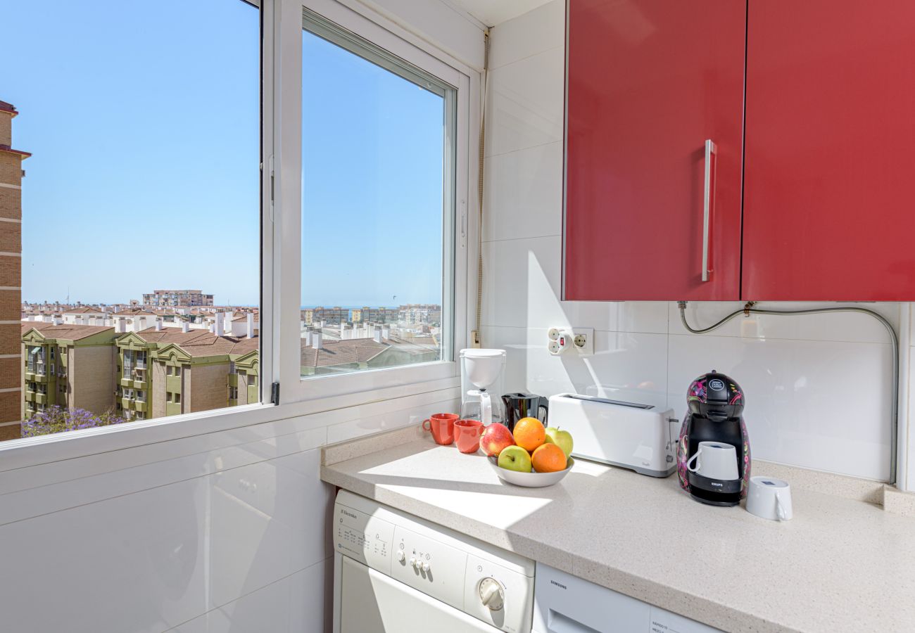 Apartment in Málaga - WintowinRentals Spacious apartment in Huelin with privileged views, parking included and close to the beach