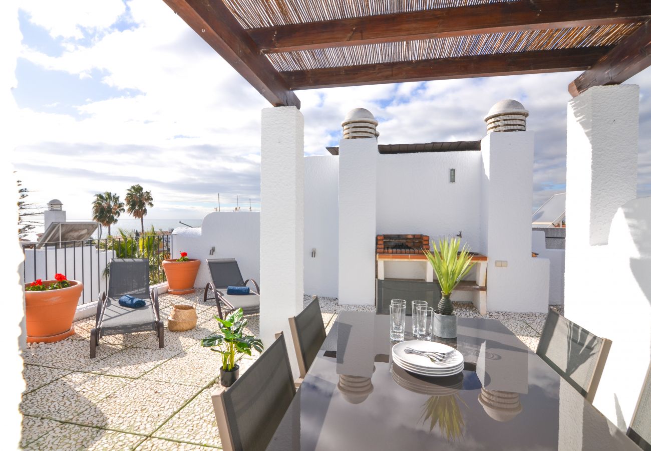 Maison mitoyenne à Rincón de la Victoria - WintowinRentals Maison, solarium et piscine.