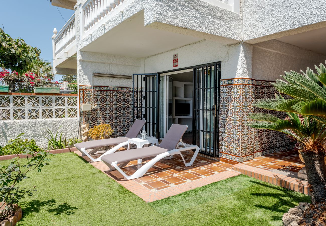 Maison à Rincón de la Victoria - WintowinRentals Haus in erster Strandlinie mit privatem Garten