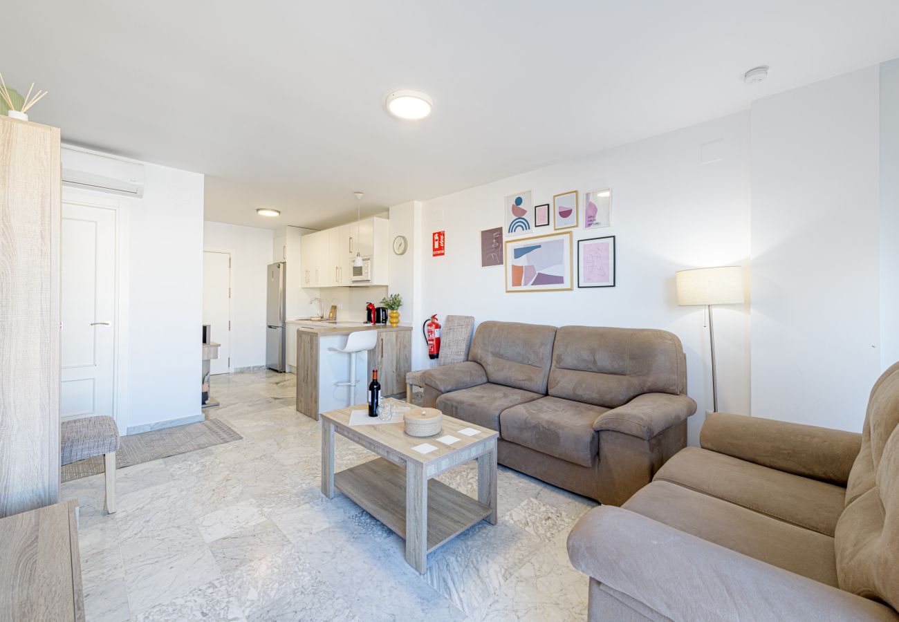 Appartement à Fuengirola - WintowinRentals Appartement avec vue imprenable sur la mer et la montagne, avec piscine à Fuengirola