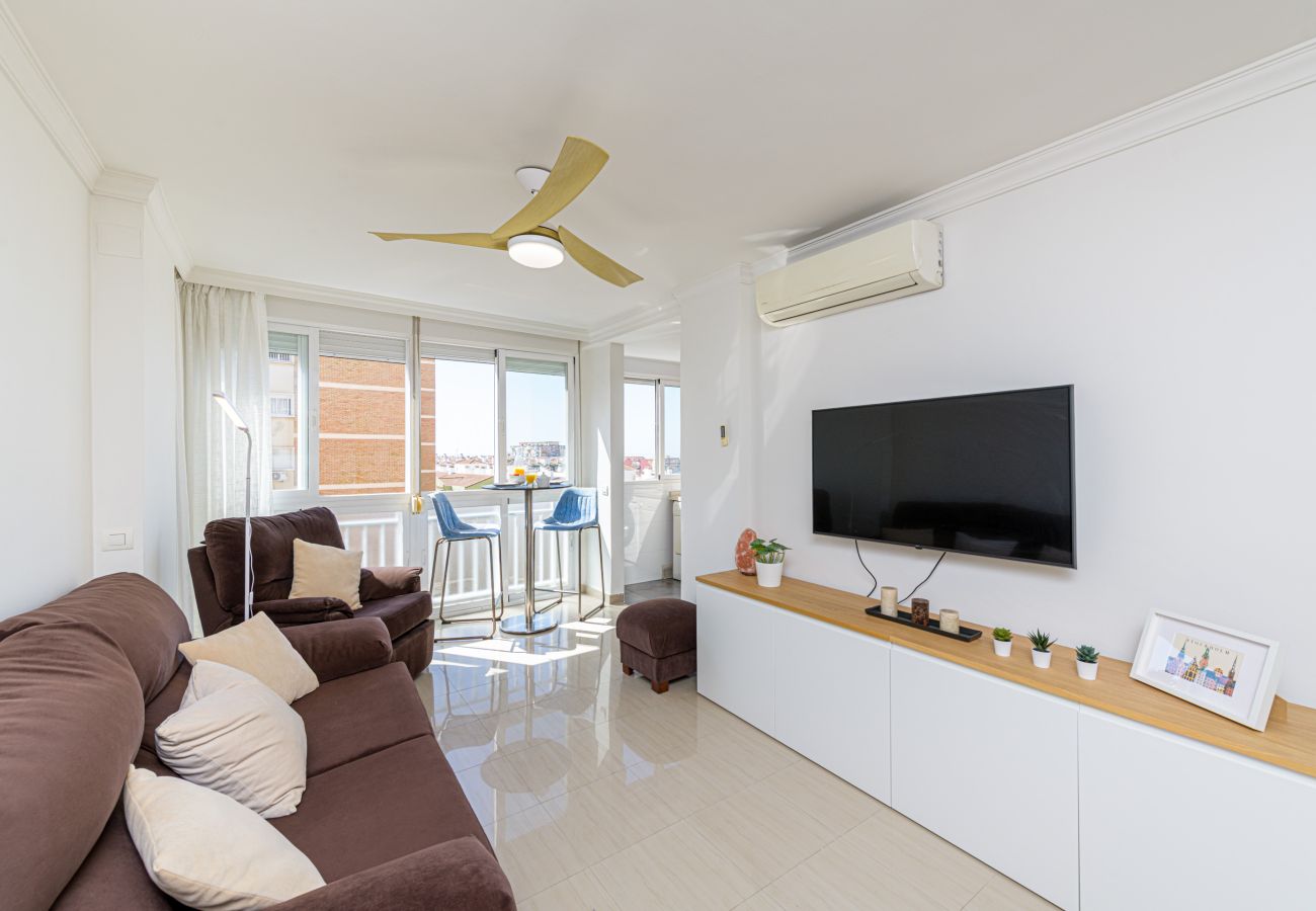 Appartement à Malaga - WintowinRentals Grand appartement à Huelin avec vue privilégiée, parking inclus et proche de la plage