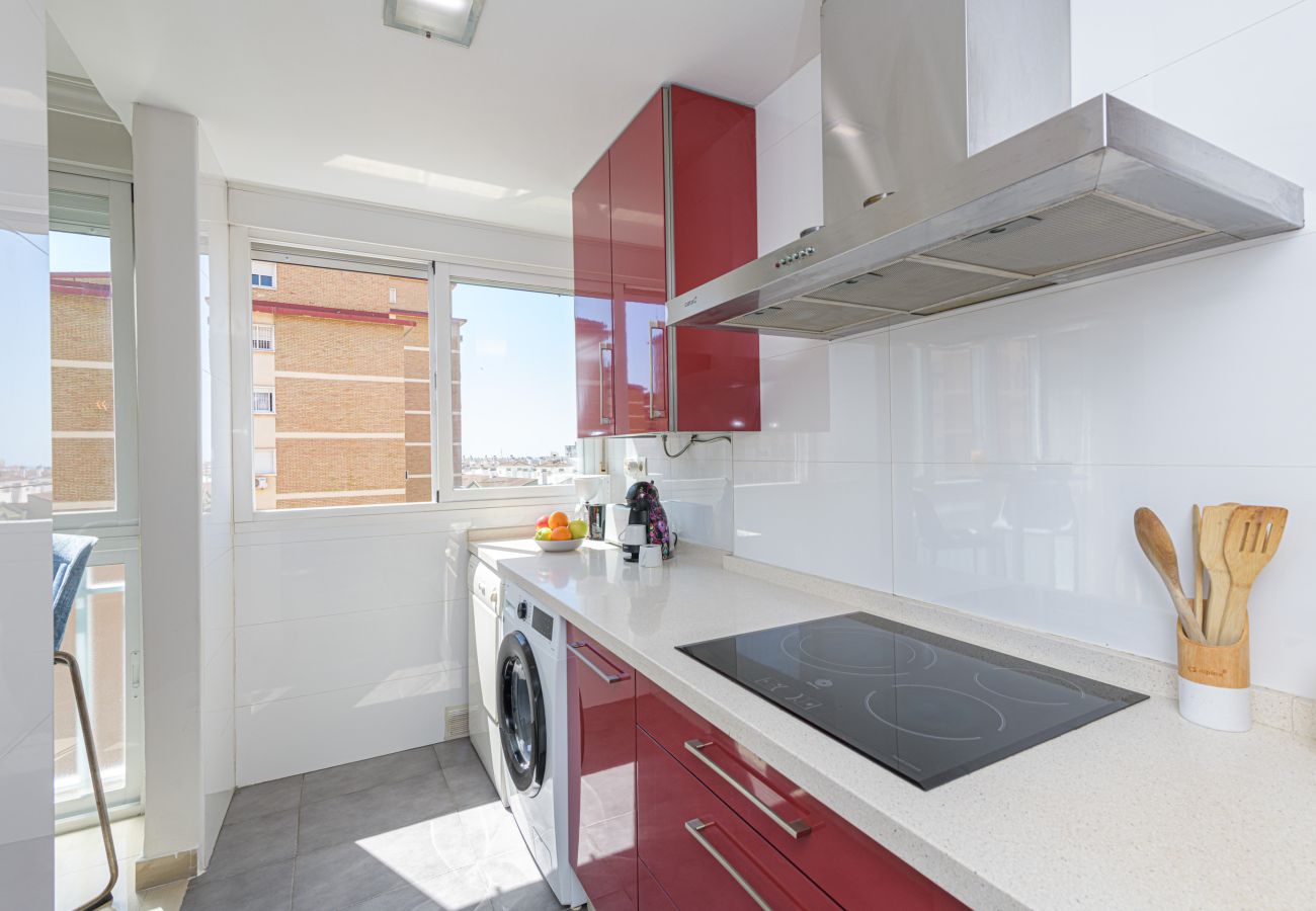 Appartement à Malaga - WintowinRentals Grand appartement à Huelin avec vue privilégiée, parking inclus et proche de la plage
