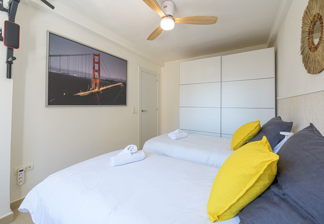 Appartement à Malaga - WintowinRentals Grand appartement à Huelin avec vue privilégiée, parking inclus et proche de la plage